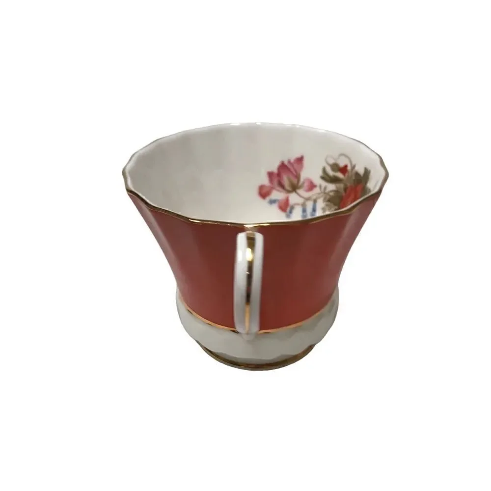 ‎Ansley Floral Bone China Teacup and Saucer